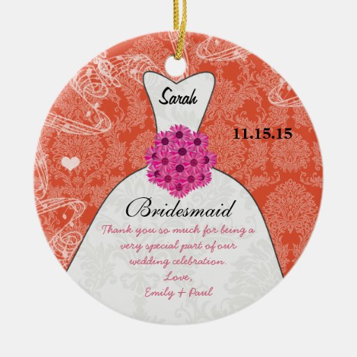 Het Huwelijk van het Bruidsmeisje van de Toga van  Ornamenten