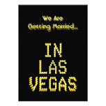 Het Huwelijk van Las Vegas. Zwarte en Gouden Geel. Persoonlijke Aankondigingen