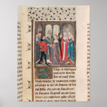 Het huwelijk van Philippe Auguste King van Frankri Posters