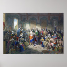 Het Huwelijk van Pocahontas aan John Rolfe Henry B Posters