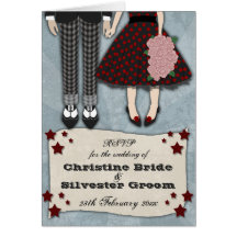 Het Huwelijk van Rockabilly, RSVP Kaarten