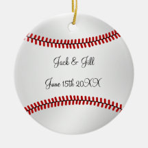 Het huwelijksOrnament van het honkbal
