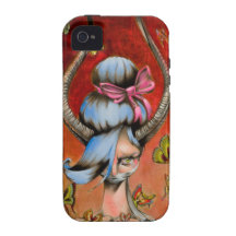 Het "iphone harde geval van de Gift" met siliconeo Vibe iPhone 4 Hoesjes