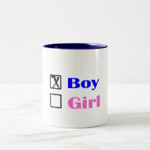 Het is een Jongen (de Doos van de Controle) Koffie Beker