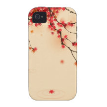 Het Japanse Art. van de Herfst iPhone 4/4S Hoesje