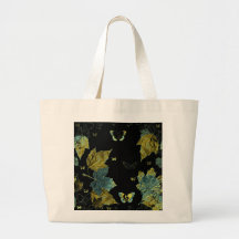 Het Jumbobolsa bag.* van het "blad en van de Vlind Tassen