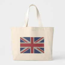Het JumboBolsa van de Vlag van Union Jack Draagtas