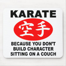 Het Karakter van de karate Muis Matten