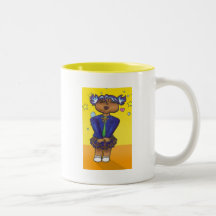 Het Karakter van de Kunstgalerie van Anime van de  Koffie Beker
