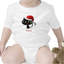 Het kat van de kerstman shirt