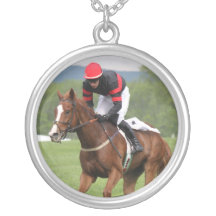 Het Ketting van de Paardenkoers van het gras