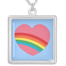 het Ketting van het Hart van de Regenboog van de j