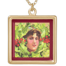 Het ketting van het Meisje van de hulst