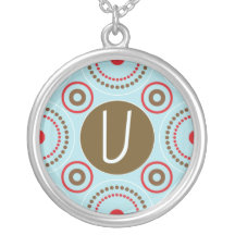 Het Ketting van het monogram - Brief U