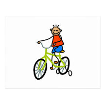 Het Kind van de fiets Wens Kaarten