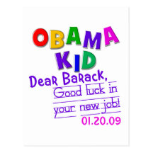 Het kind van Obama Wenskaart