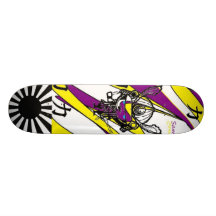Het kind van samoeraien skateboard