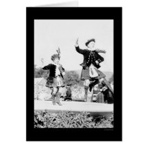 Het Kinder Dansen van Scotish in Kilten 1912 Kaarten