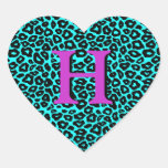 Het klantgerichte Hart van de Luipaard Hart Stickers