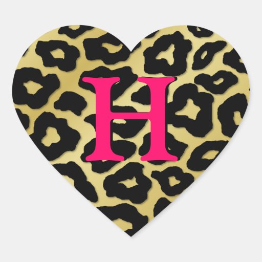 Het klantgerichte Hart van de Luipaard Stickers