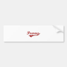 Het Klassieke Ontwerp van Californië van Poway Bumperstickers