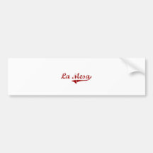 Het Klassieke Ontwerp van La Mesa Californië Bumperstickers