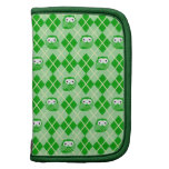 Het kleurrijke folio van Argyle van de Uil groene) rickshaw agenda's
