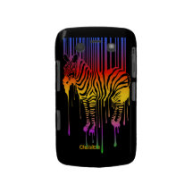 Het kleurrijke Gestreepte Gewaagde Geval van Black Blackberry Bold Covers