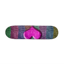 Het kleurrijke Netwerk van het Metaal van het Hart Skate Decks