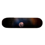 Het kleurrijke Zwarte Skateboard van de Maan van d