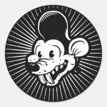 Het Knaagdier van Ricky Ronde Sticker