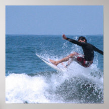 Het koele Surfen Afdruk