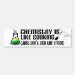 Het Koken van de chemie Bumpersticker