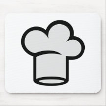 Het kokende pet van de chef-kok muismatten