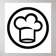 Het kokende pet van de chef-kok plaat
