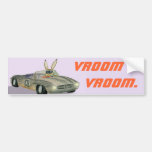 Het Konijn van autorennen Bumperstickers