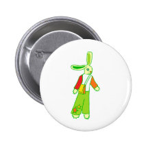 Het Konijntje van de boodschapper Speldbutton