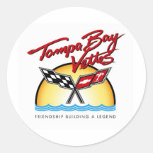 Het Korvet van de Baai van Tamper Ronde Sticker