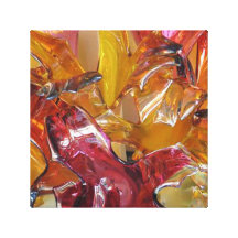 Het kristal kleurde Verpakt Canvas Stretched Canvas Afdrukken