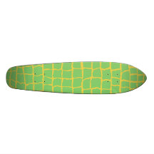 Het krokodille Skateboard Oldschool van de Druk