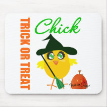 Het Kuiken van de Heks van Halloween van het trick Muis Mat