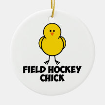 Het Kuiken van het hockey Kerstboom Ornament