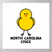 Het Kuiken van Noord-Carolina Print