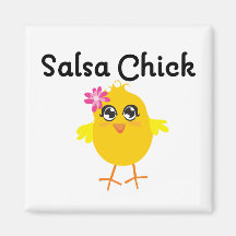 Het Kuiken van Salsa Koelkast Magneetje