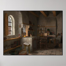Het Laboratorium van de alchimist Posters