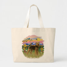 Het Land van de berg - Airedale (tribune) Canvas Tas
