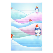 het land van de Kerstmispinguïn Briefpapier