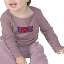 Het lange Psychedelische Flard van het Sleeve T-shirt