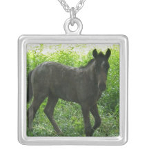 Het leuke Echte Zilveren Ketting van het Veulen