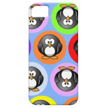 Het leuke geval van de Telefoon van de Pinguïn iPhone 5 Case-Mate Hoesjes